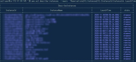 AWS CLIとawkでEC2資産管理表を作ってみる　その2