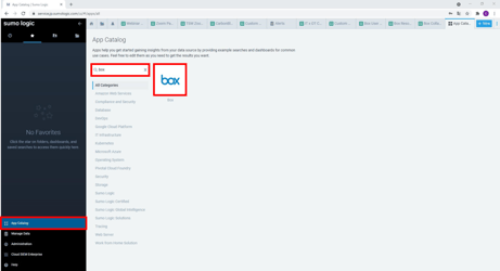BoxのログをSumo Logicで可視化してみる～App Catalog適用編～